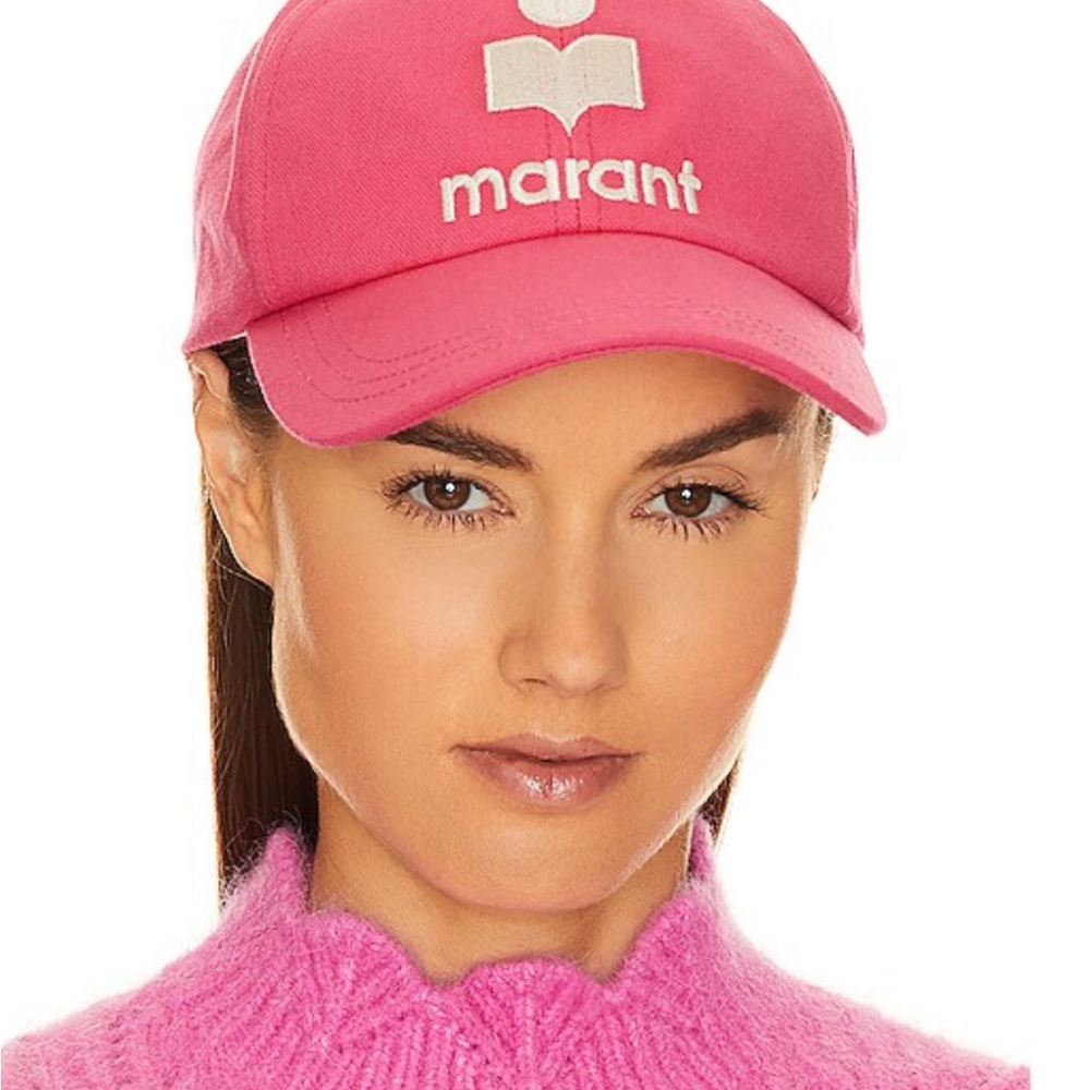 Isabel Marant Tyron Hat in Fuchsia